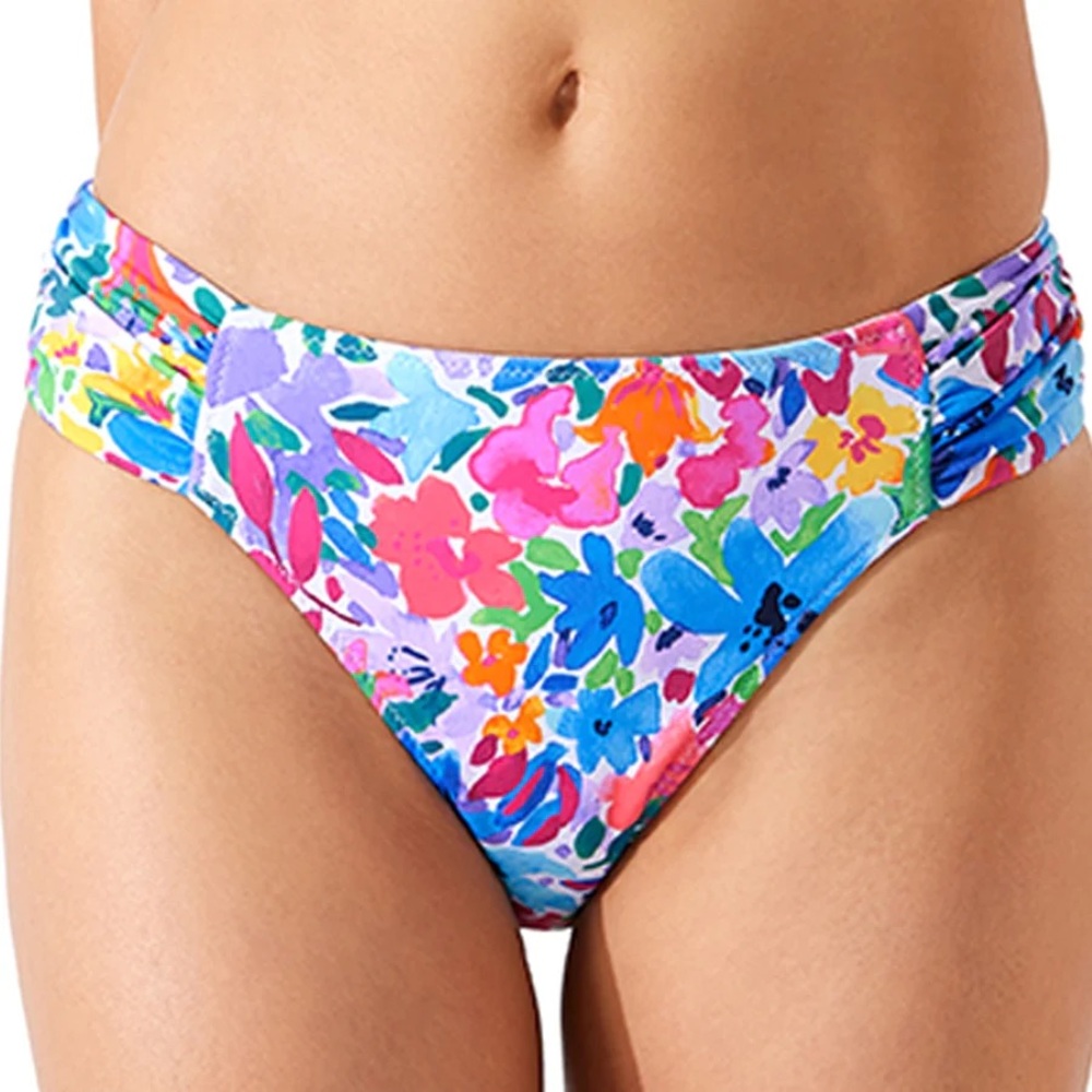 Tommy Bahama watercolor Floral reversible Hipster bikini bottom - XS - New